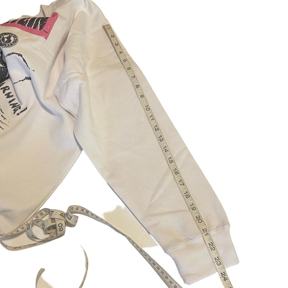 Urban Outfitters Sweatshirt XL New White Pink Frankenstein - Picture 9 of 11